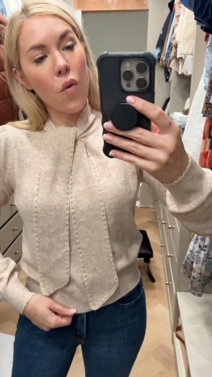 The sweetest little sweater 🫶🏻
Thanksgiving outfit 

#LTKHoliday