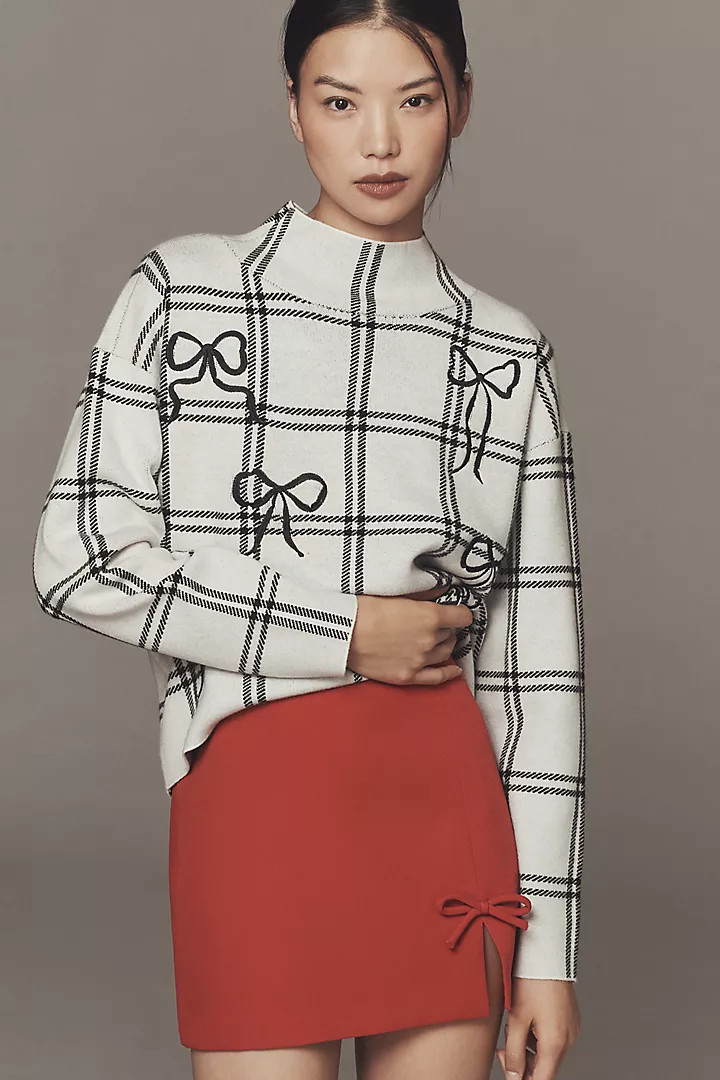 The Carys Mock-Neck Sweater by Maeve | Anthropologie (US)