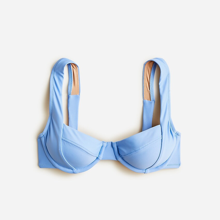 Cross-back underwire bikini top | J. Crew US