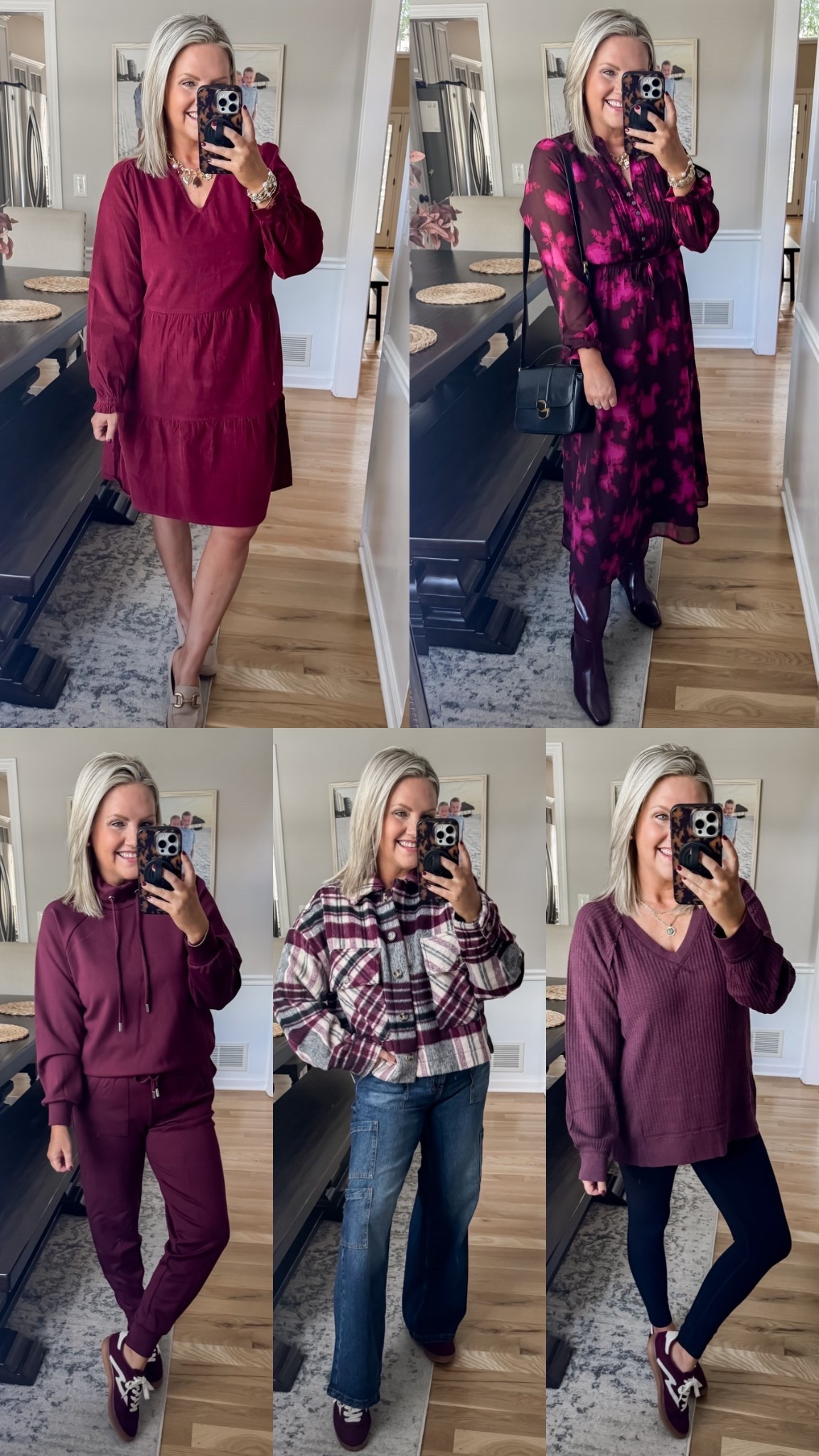 Burgundy finds for fall from Walmart!
I’m in size small in the dresses, set and plaid jacket. Size medium in the waffle knit tunic


#LTKFindsUnder50 #LTKStyleTip #LTKSeasonal