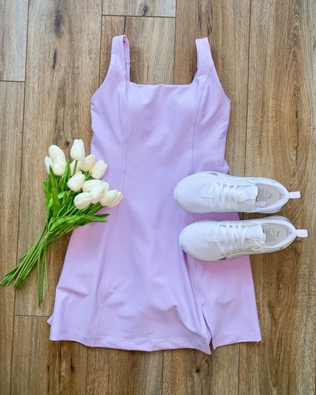 Athletic dress. Tennis dress. Casual spring outfit. 

TTS, comfy and attached shorts underneath 

#LTKSale #LTKfit #LTKFind