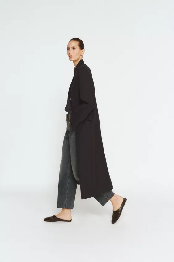 WOOL TWILL COAT ZW COLLECTION LIMITED EDITION | Zara UK