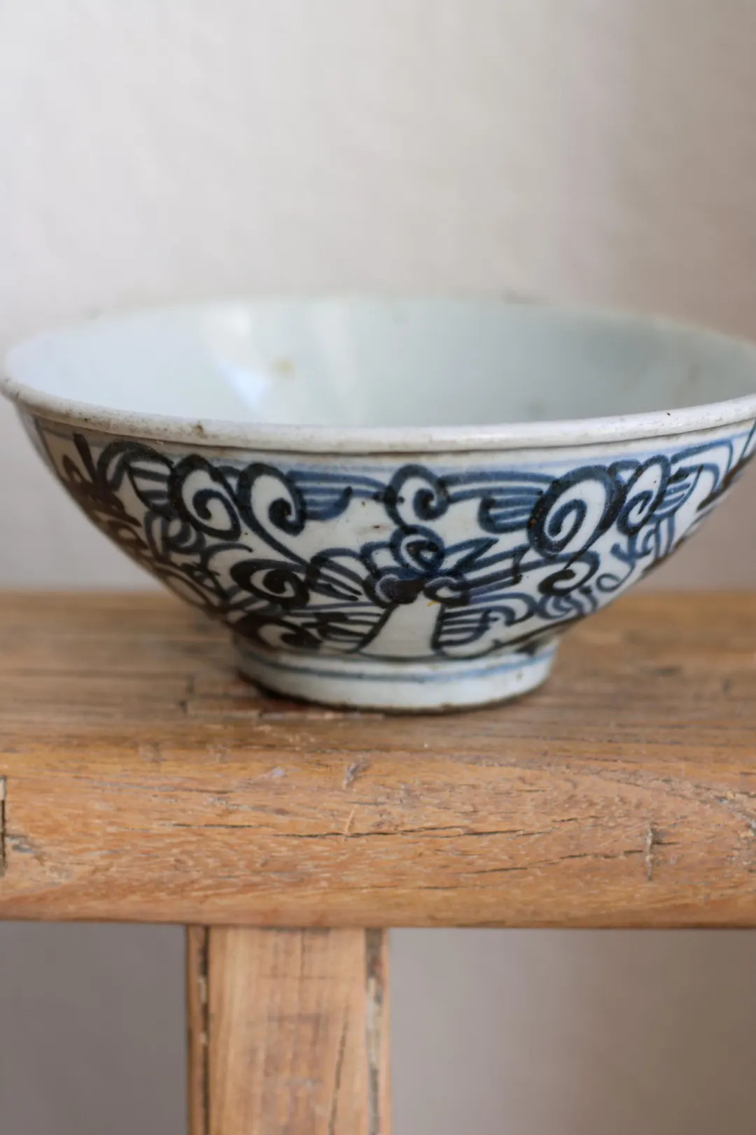 Antique Chinese Porcelain Bowl Blue White Floral Double Happiness - Etsy | Etsy (US)