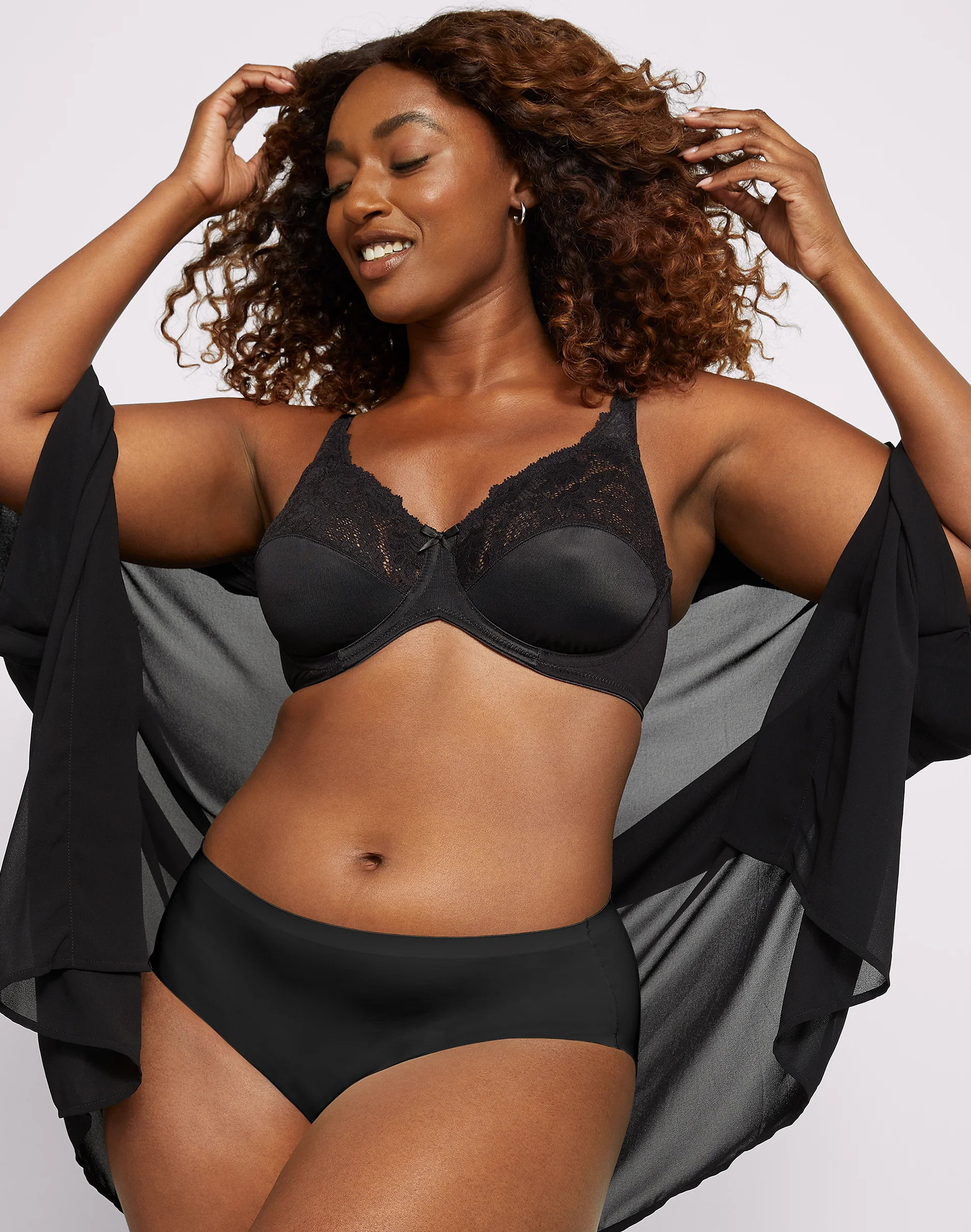 Lilyette by Bali Minimizer Underwire Bra Black 36D | Bali Bras