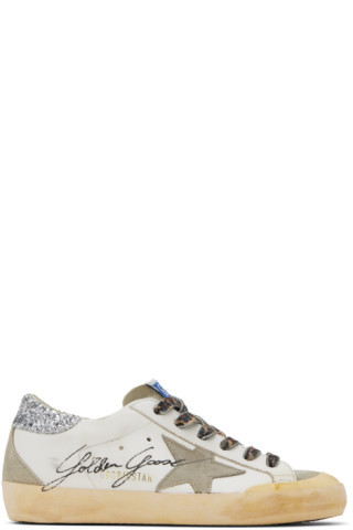 Golden Goose - White Super-Star Sneakers | SSENSE