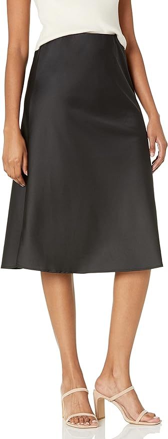 The Drop Women's Maya Silky Slip Skirt | Amazon (US)