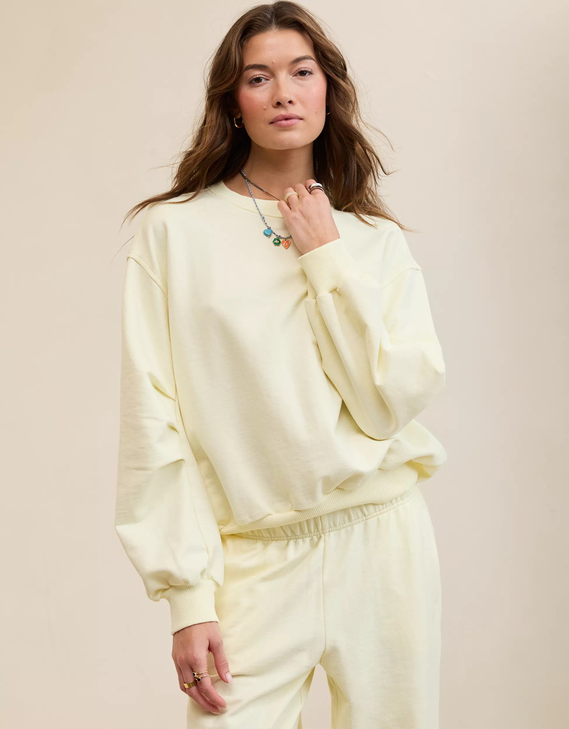 Aerie Jet Setter Crew Sweatshirt | American Eagle Outfitters (US & CA)