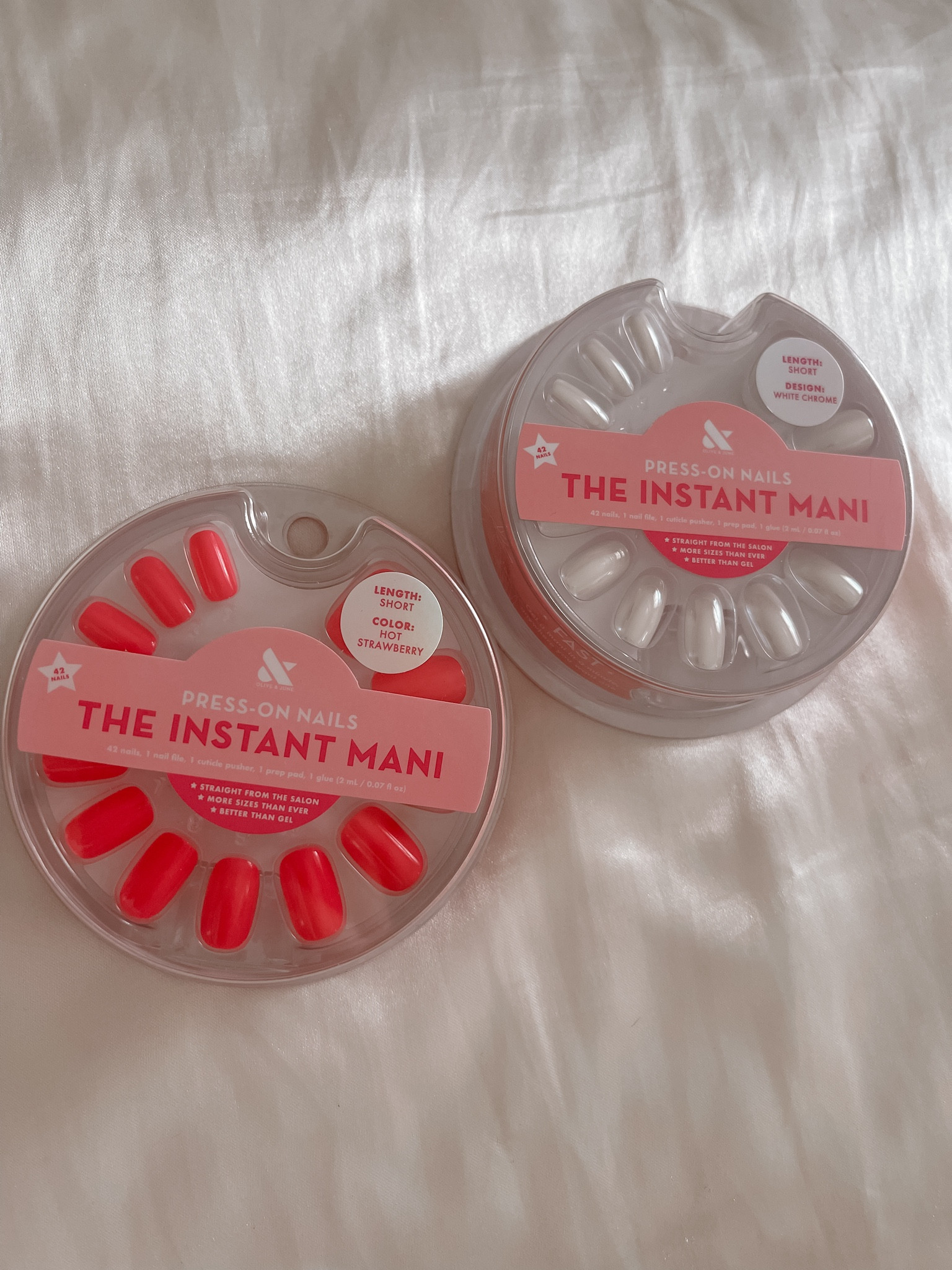 these fake nails are so easy to apply & and they are SO cute! Plus, the price is great😍

#LTKParties #LTKBeauty #LTKU
