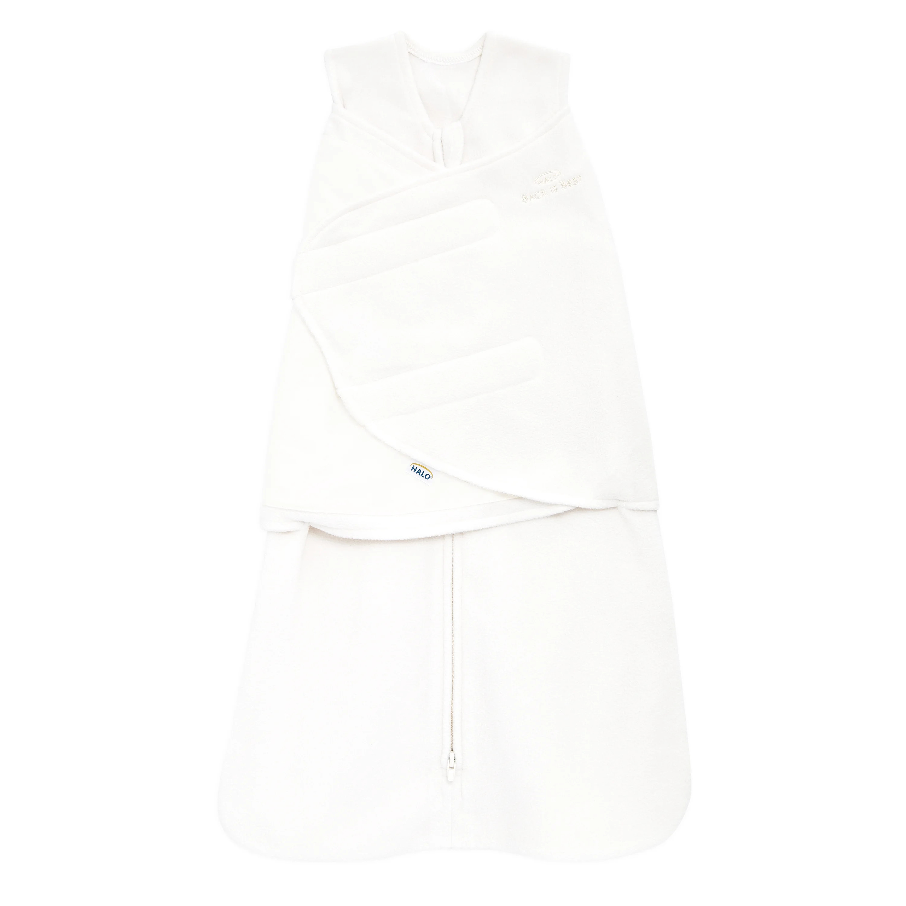 Halo® Sleepsack® Swaddle, Micro-Fleece, Cream, Infant, Unisex, Small, 3-6 Months | Walmart (US)