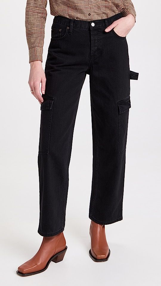 Charlie Jeans in Washed Black | Shopbop