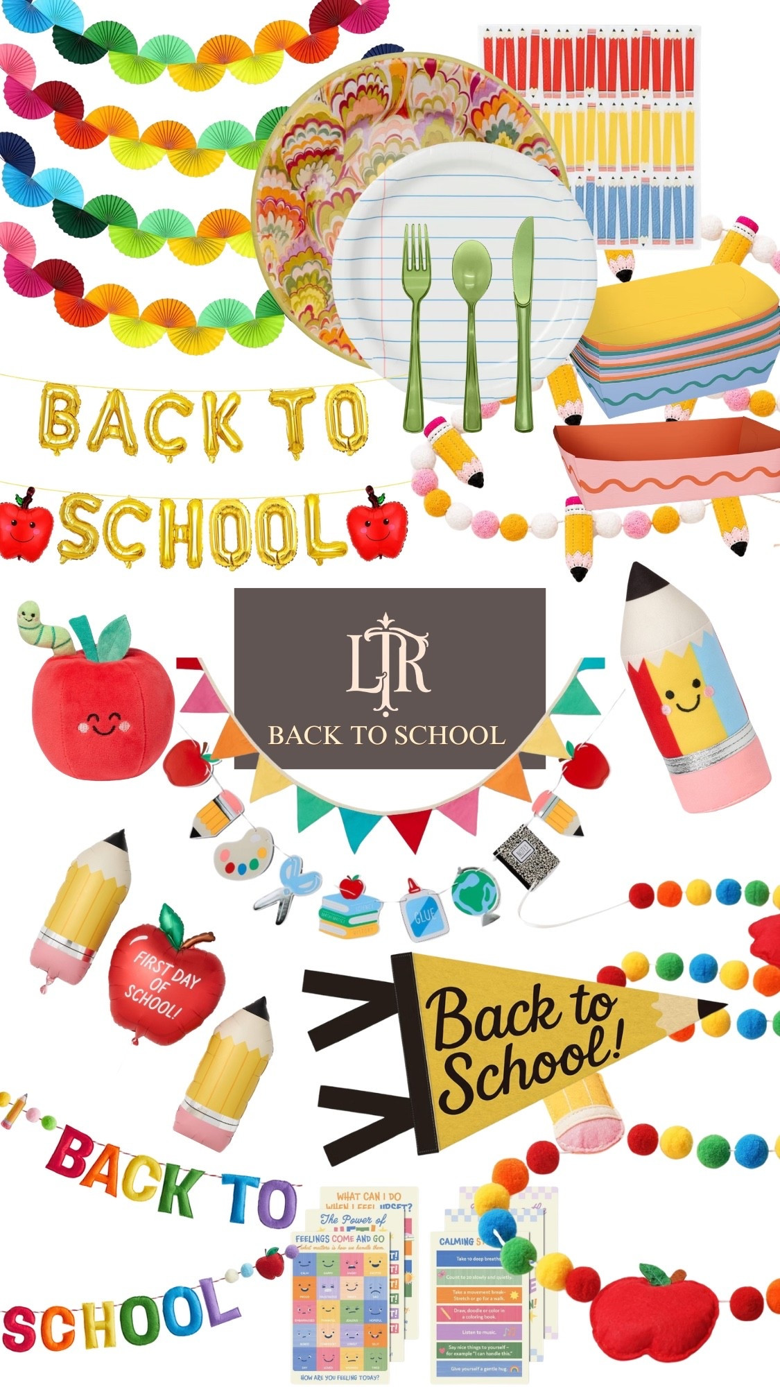 I’ve been doing a little back-to-school breakfast for the kids on their first day of school for as long as I can remember. I keep it really simple… I want it to feel fun and festive without creating a ton of extra work for me. 

Most of these decorations are things I’ve had for years. The garland, the pennant banners, the little back-to-school signs… I just reuse them every August. I actually stopped doing the balloons because, let’s be honest, blowing up balloons the night before school is just not happening anymore. 😂 These little banners give the same festive feel with way less effort.

I have a stash of back-to-school paper plates, napkins, and a few cute extras that I can pull out year after year. Everything stays in one storage bin, so when the first day rolls around, I just grab it, set everything out, and it looks like I totally have my life together… even though I definitely don’t.

Simple, easy, and a tradition the kids still get excited about every single year.

#LTKSeasonal #LTKKids #LTKHome