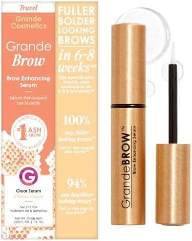 Grande Cosmetics GrandeBROW Brow Enhancing Serum For Fuller, Bolder, Looking Eyebrows - Brow Seru... | Amazon (US)