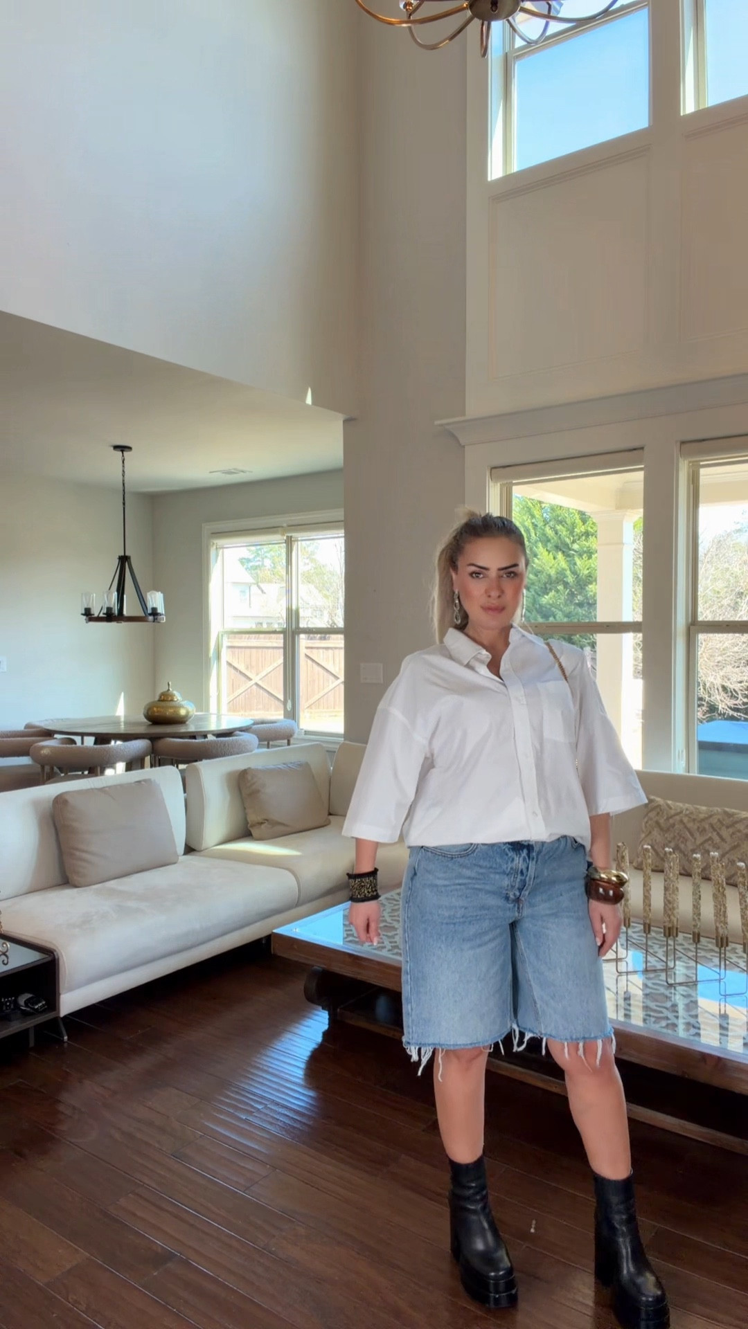 KBB by KAHLANA Women's 'The Crisp Collared Shirt' - White XS
  
@Target 

Hook🪝Our indispensable white shirt🤍

#LTKActive #LTKdayinmylife #LTKootd