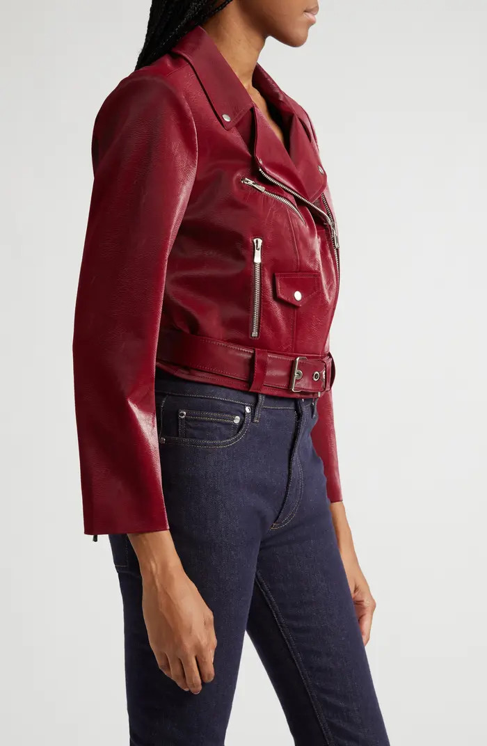 Cinq à Sept Zoe Faux Leather Moto Jacket | Nordstrom | Nordstrom
