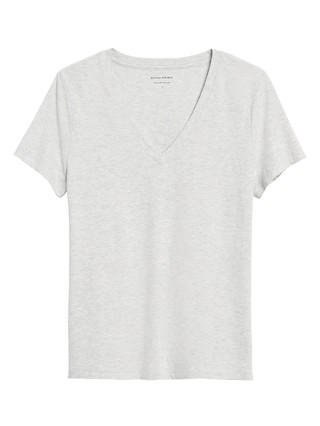 SUPIMA® Cotton V-Neck T-Shirt | Banana Republic (CA)