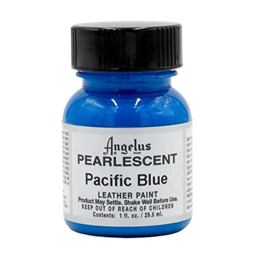 Angelus 1 oz Leather Paint, 1 Fl Oz (Pack of 1), Pacific Blue | Amazon (US)