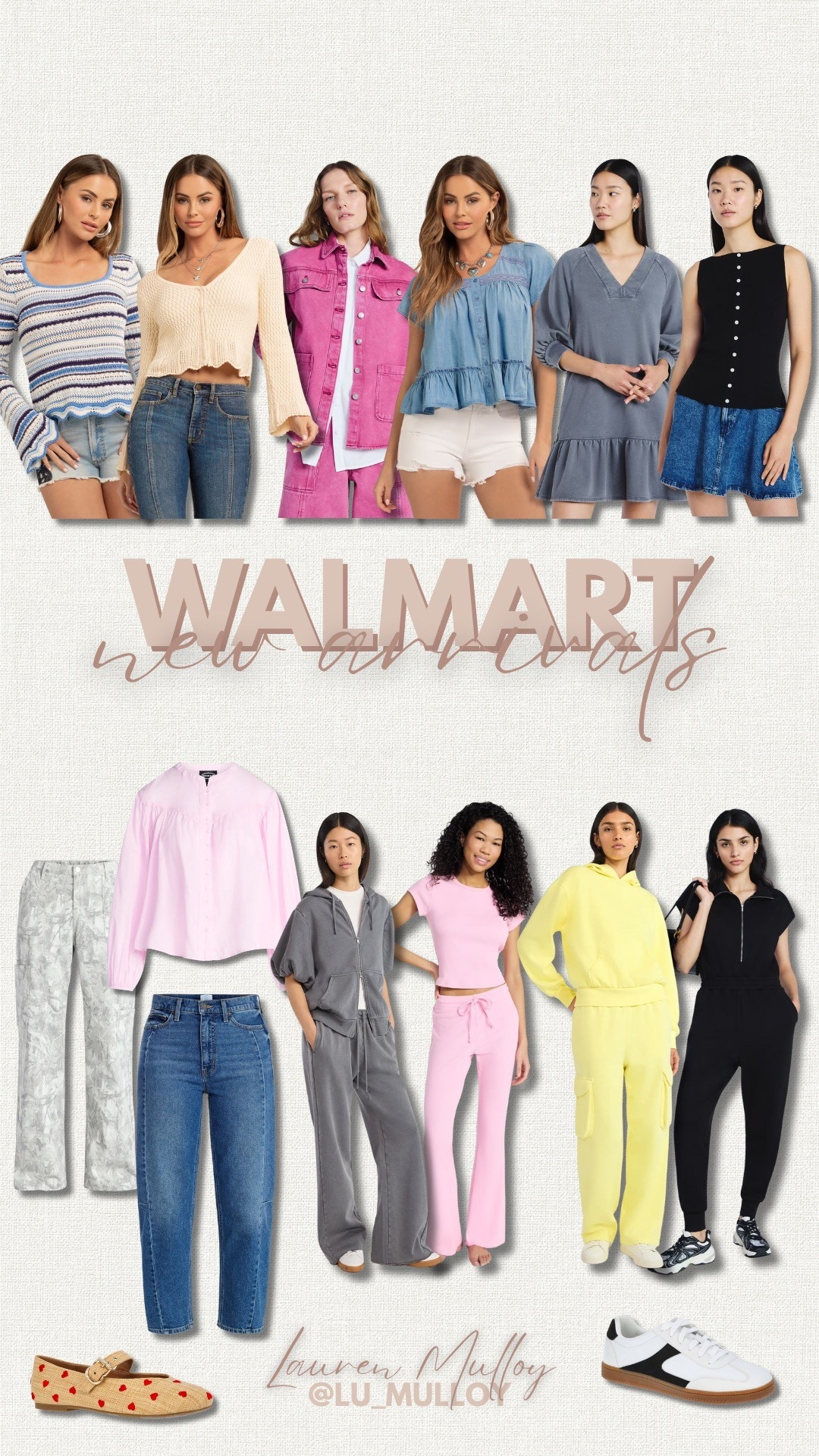 New arrivals for women at Walmart! Walmart fashion has been so good lately! So many good tops, pants, and sets!

Walmart fashion, spring fashion, sweat set, workout set, denim, jumpsuit, crochet top, Lauren Mulloy, Californiaa

#LTKgrwm #LTKSeasonal #LTKootd