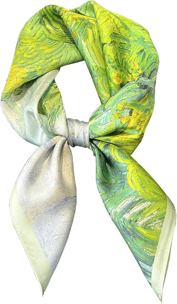 Neck Scarf For Womens Silky Head Scarves Hair Bandanas Square Scarf Fashion Accessories lightweig... | Amazon (US)