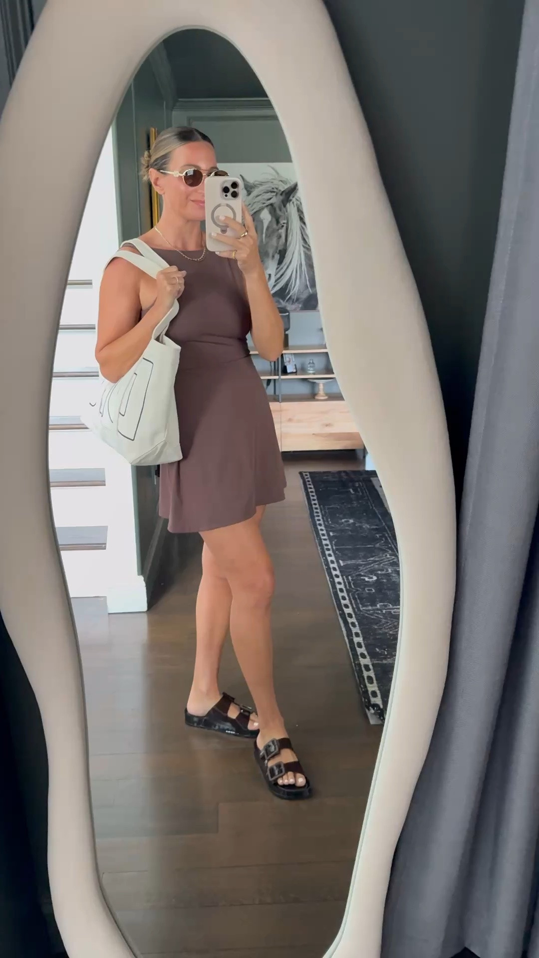 Ootd sport dress jelly Sandlers and baublebar tote! Fall fashion

#LTKTravel #LTKmomlife #LTKdayinmylife
