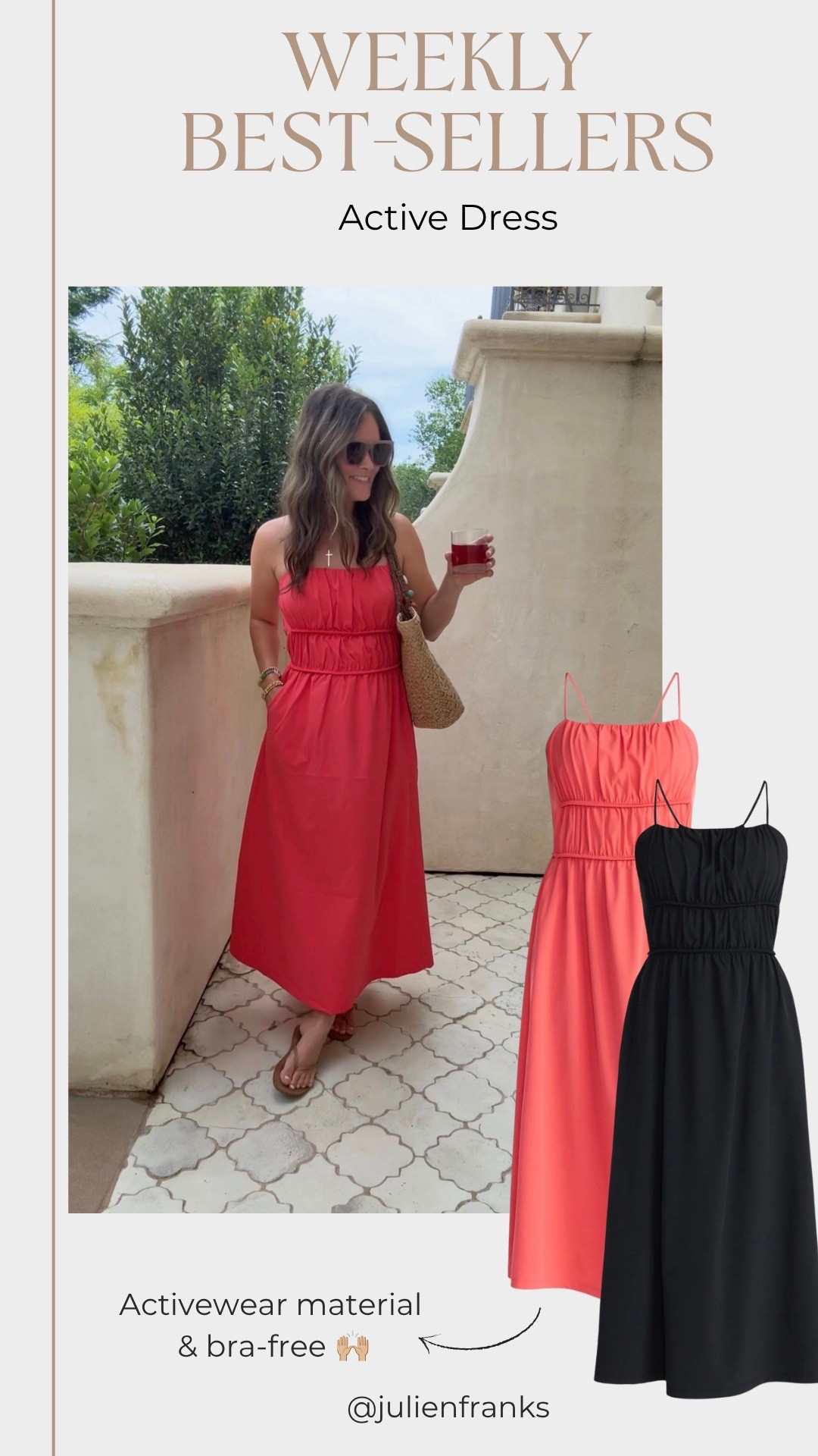 A dress with activewear material & a built-in bra is perfect for hot summer days. The fit is so flattering on this one!

#LTKootd #LTKmomlife #LTKActive