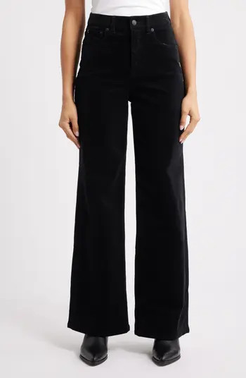 High Waist Wide Leg Corduroy Pants | Nordstrom