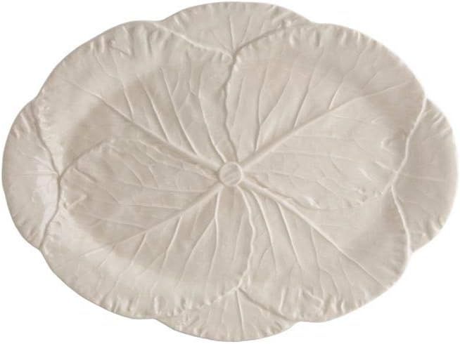 Cabbage Oval Platter Size: 1.18" H x 16.93" W x 12.6" D | Amazon (US)