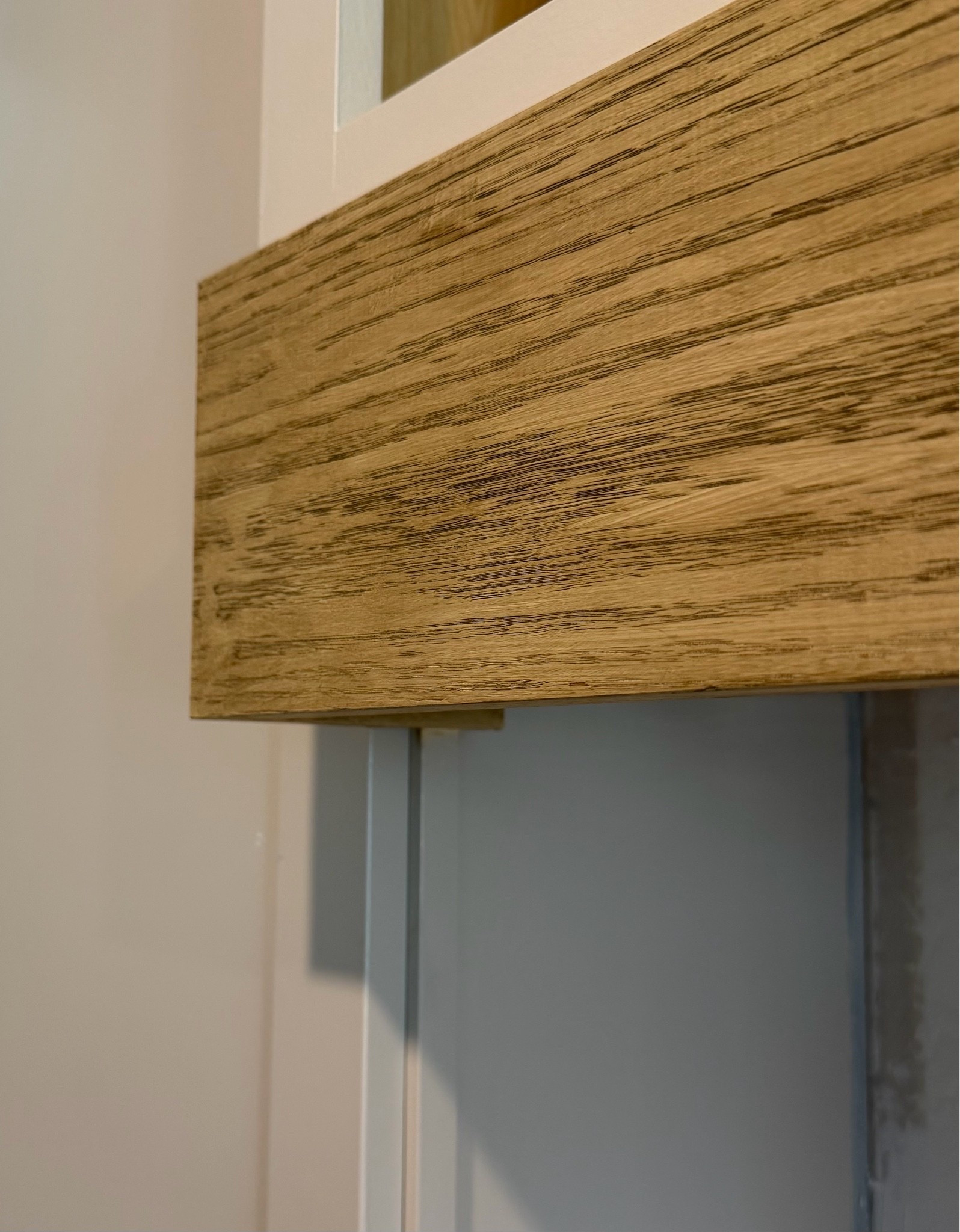 Here’s the custom finish I used on this range hood. 

• Base coat: Sand Fossil paint
• Glaze: Java Brown glaze applied over the top to add warmth and depth
• Finish: A clear protective topcoat to seal everything in

I love how this combination gives the wood that aged, old-world look without hiding the grain.

I’ve linked everything I used below!