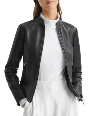 Reiss Allie Leather Biker Jacket | Bloomingdale's (US)
