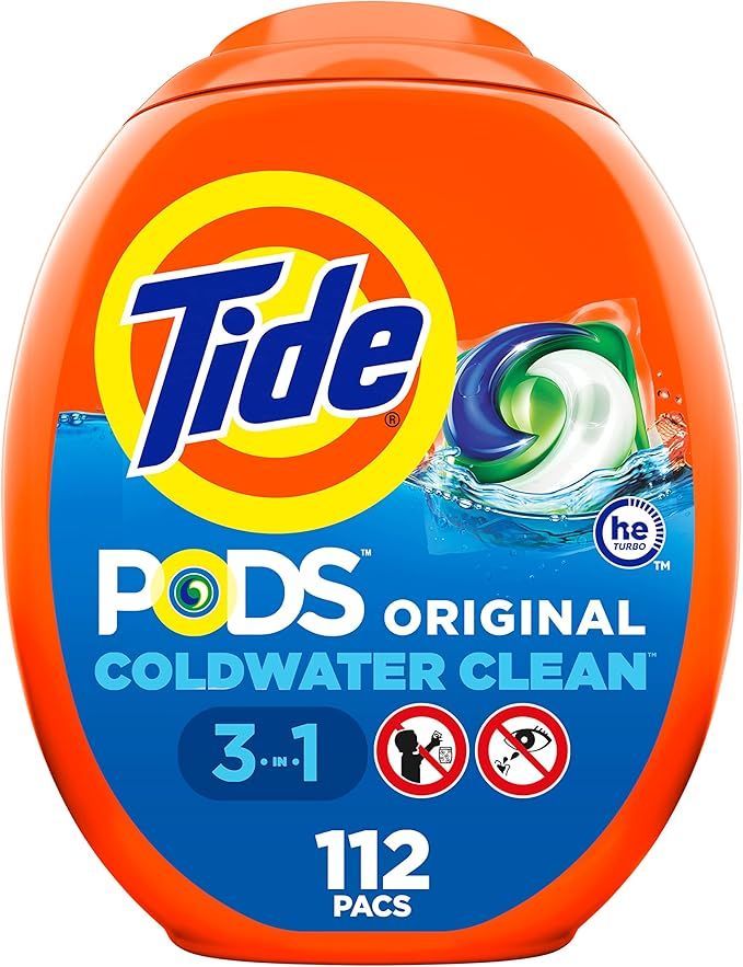 Amazon.com: Tide PODS Laundry Detergent Original Scent, 112 count : Health & Household | Amazon (US)