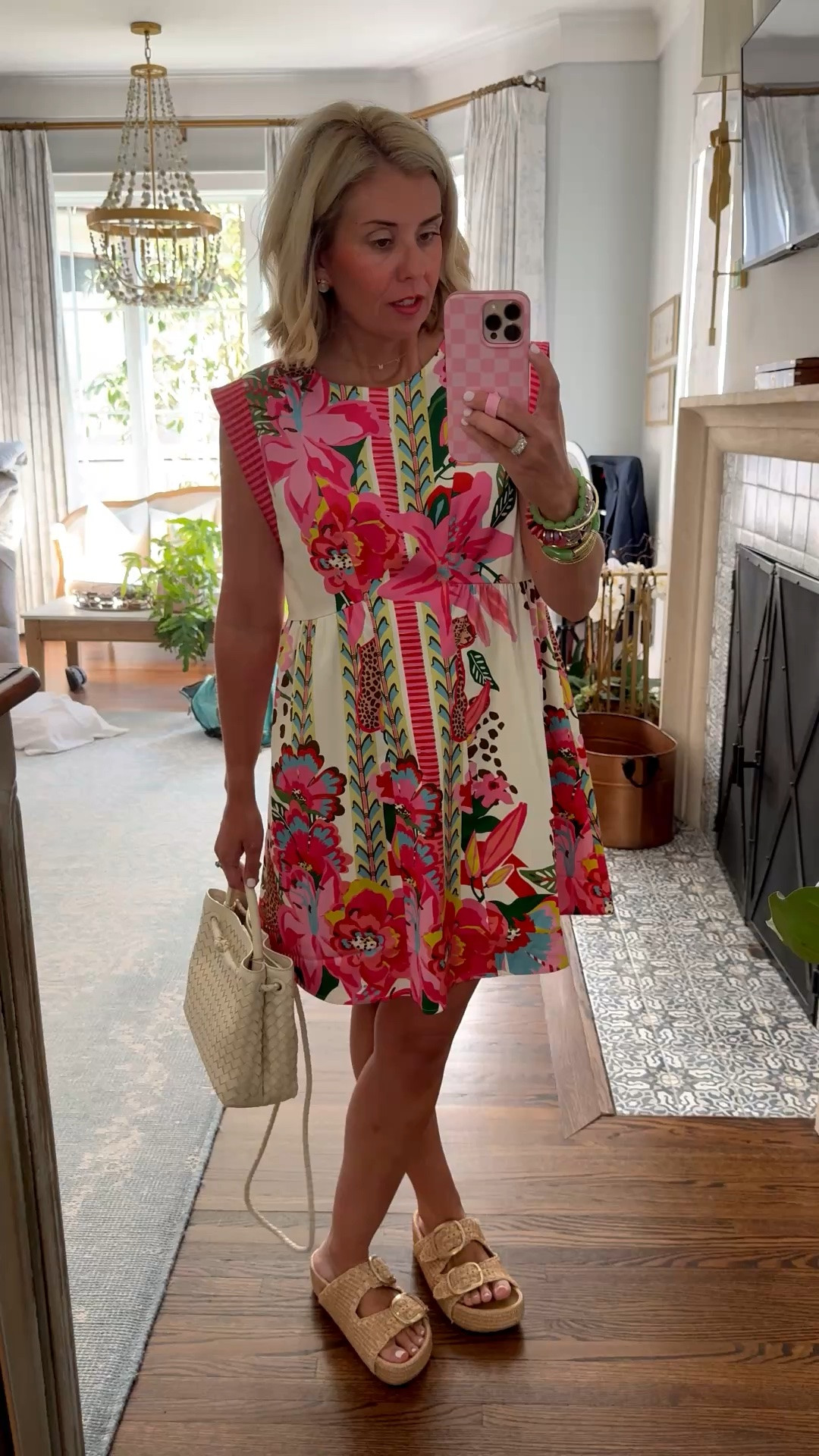 Dress on sale!! Crosby by Mollie Burch is incredible! The colors, the fabric and the designs are just over the top amazing. I’m in xs dress and 8.5 sandal (1/2 size up). 

* Use code Catherine20 for 20% off my bracelets
*Use mixandmatchmadness at Loopy

#LTKSeasonal #LTKdayinmylife #LTKmomlife