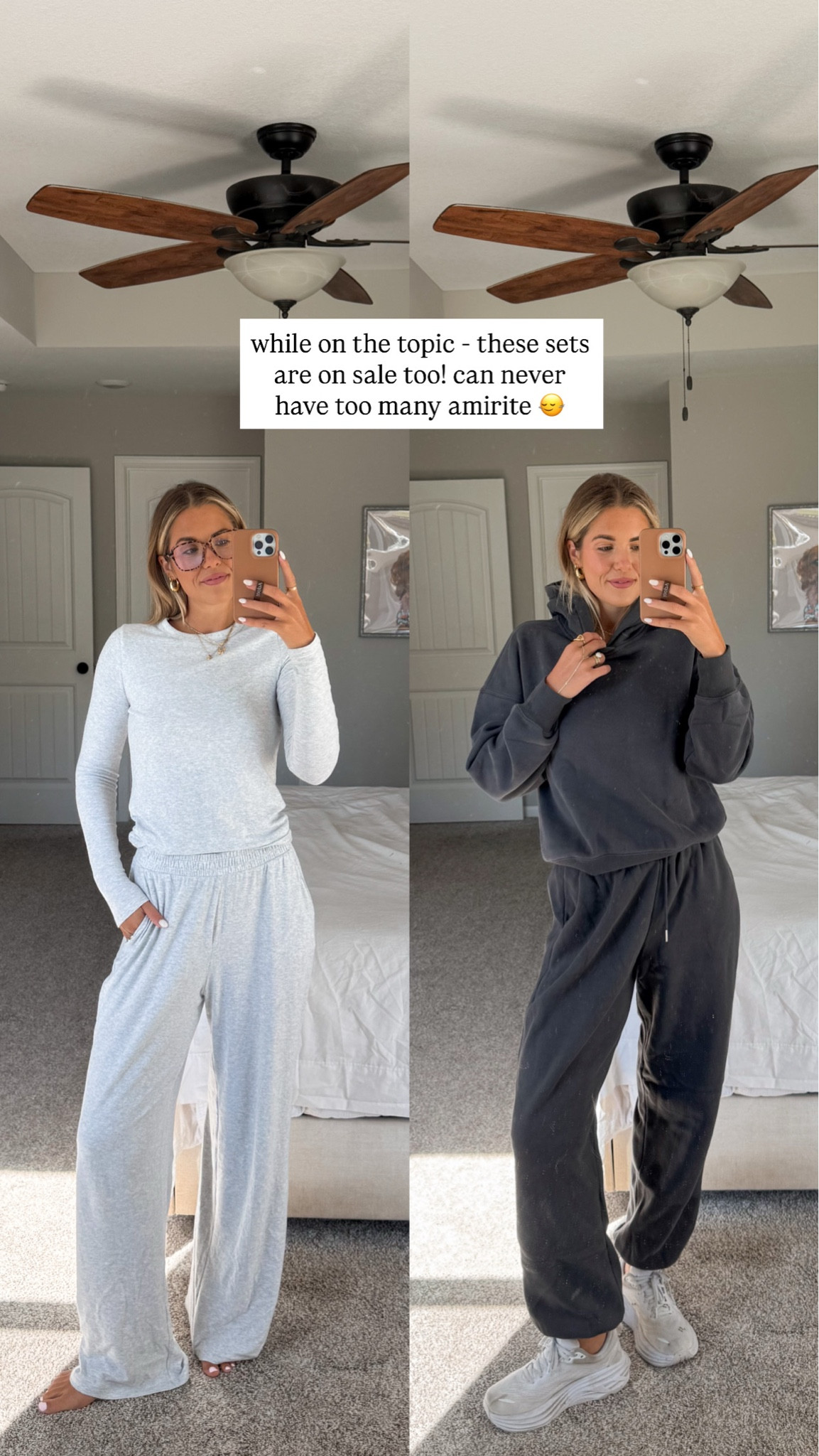 use code AFFLEECE for extra $$ off! 
20%-50% off sweatshirts and sweatpants! size small in tops and small long in pants :) 

*Offer valid online only 10/8/2025-10/13/2025 in US/CA. Excludes clearance. Online price reflects discount.

@abercrombie #abercrombiepartner