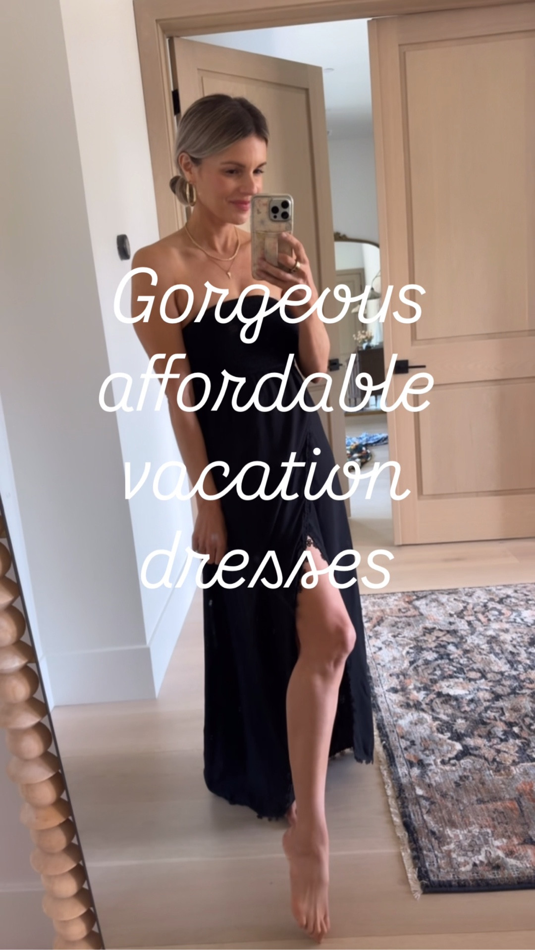 Both of these vacation dresses are super affordable and so beautiful! I also think they’ll be flattering on so many different body types. Especially the second one. The black strapless is so stretchy through the top and the arch neckline is super flattering! I’m telling you not all strapless dresses are created equal and that’s because of that arch neckline that makes this one look so nice. I’m wearing a size small in both which is my normal size 

Code LoveAli15 will give you 15% off over orders 70USD+ and code LoveAli20 for 20% off over 135USD+ if you’re looking for sweaters this time of year instead you can also search Cupshe on my LTK posts to see a bunch of winter looks. I’ve also posted recently that you can use the codes for as well!

@cupshe #CupshePartner