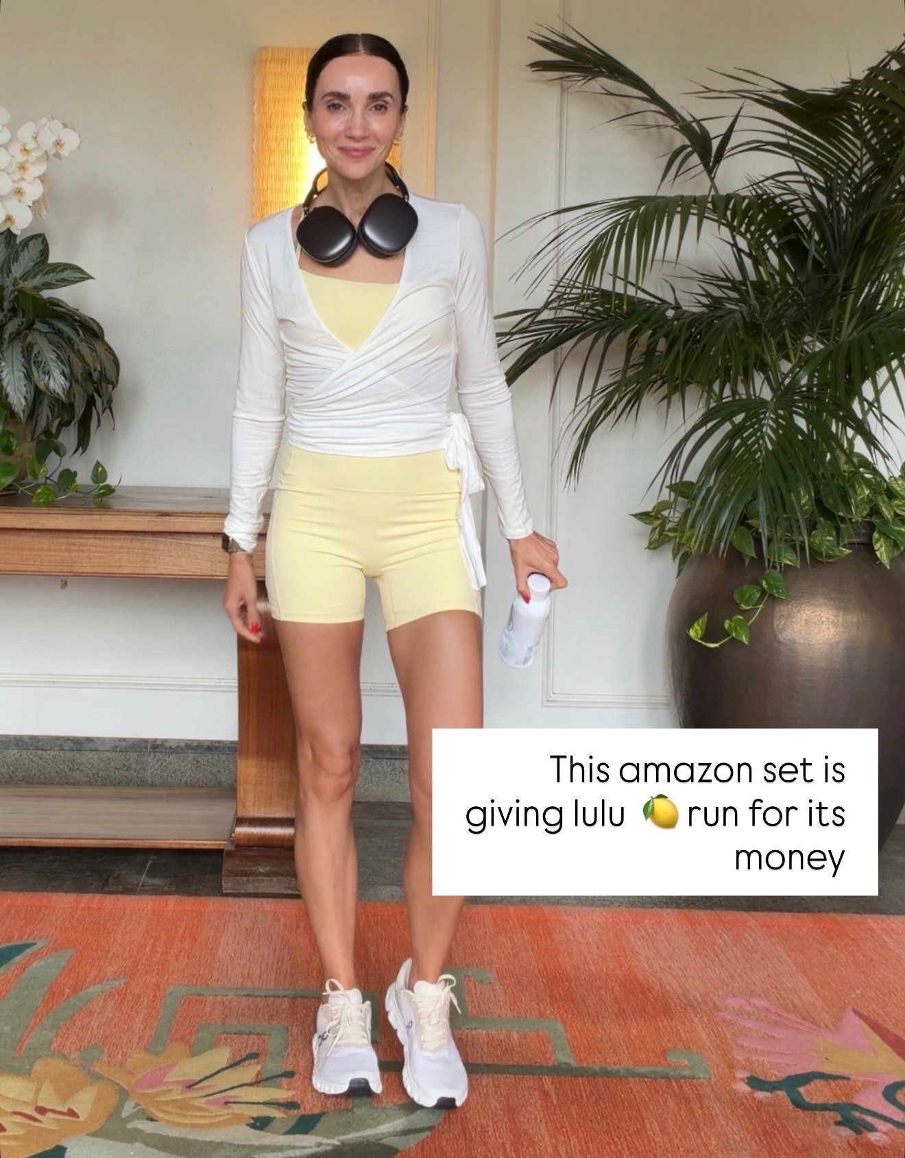 This Amazon workout set is one of those finds that looks way more expensive than it is. The buttery soft fabric, flattering fit, and vibrant lemon color make it perfect for workouts, walks, or running errands. Definitely giving my favorite activewear brands a run for their money.

Amazon fashion find, Workout set, Activewear, Biker shorts set, Matching workout set, Athleisure, Gym outfit, Walking outfit, Lemon yellow, Buttery soft, Everyday activewear, annabrstyle

#LTKActive #LTKfitnessgoals #LTKootd