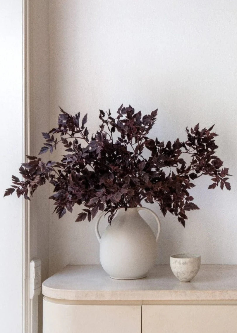 Afloral Plum Artificial Cimicifuga Plant Leaves - 31" | Afloral