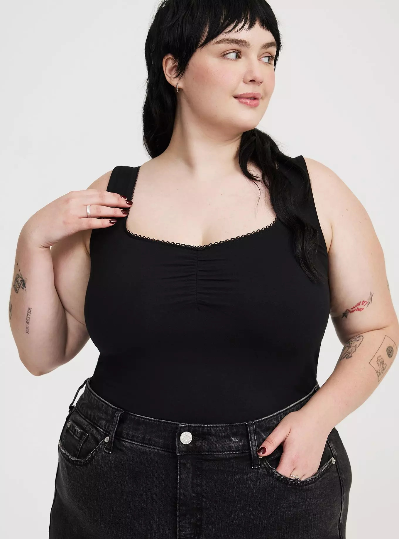 Foxy Cinched Sweetheart Tank | Torrid (US & Canada)