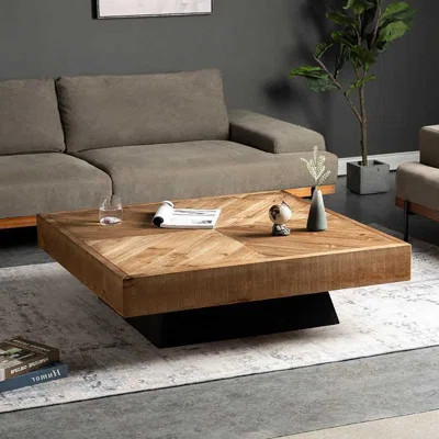 Square solid wood end table | Wayfair North America