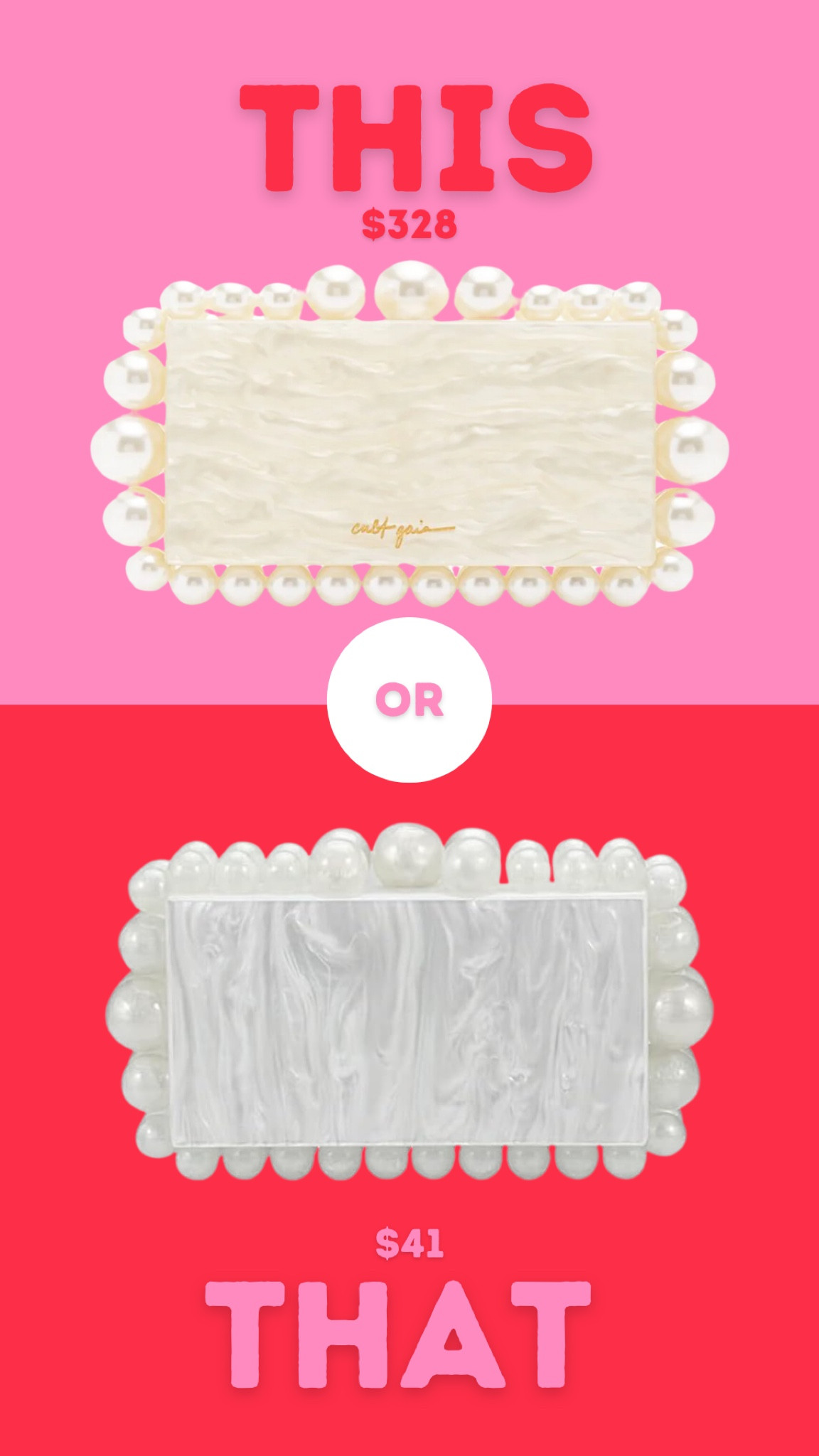 this or that pearl clutch … 

#LTKHoliday #LTKItBag #LTKStyleTip