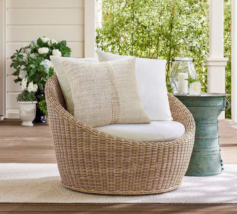 Huntington Papasan Chair with High Performance Cushion Covers | Pottery Barn (US)