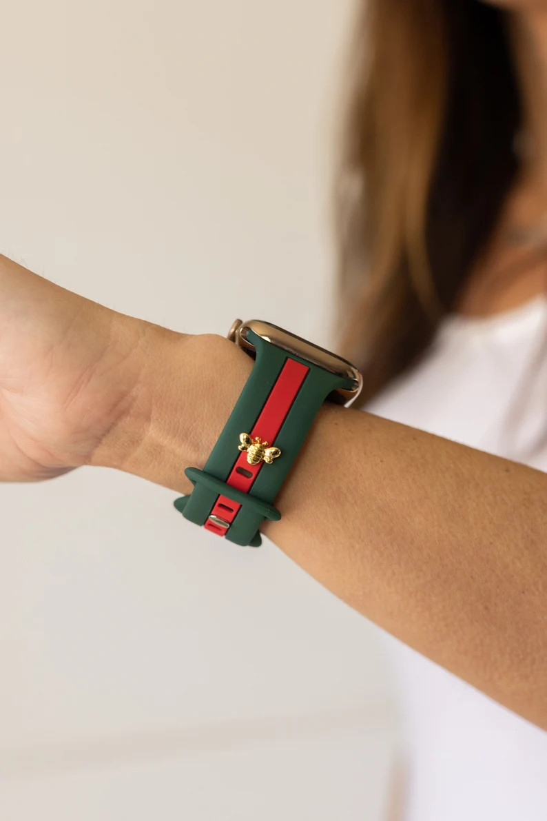 Apple Watch Band Green and Red Apple Watchband Designer | Etsy | Etsy (US)