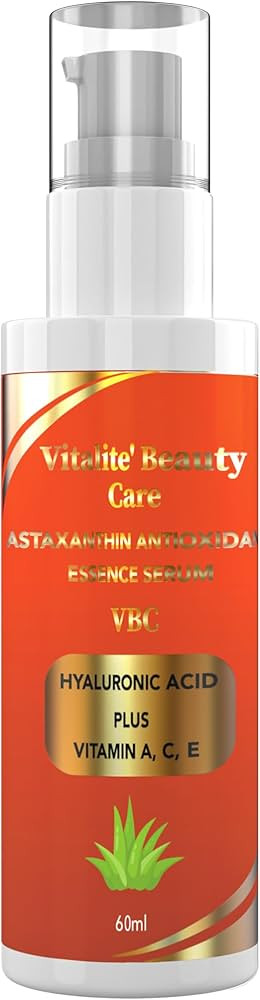 Astaxanthin Serum, 1 oz - Supports Skin Hydration & Firmness, Anti-Aging Vitamin A, C, E Plus Hya... | Amazon (US)