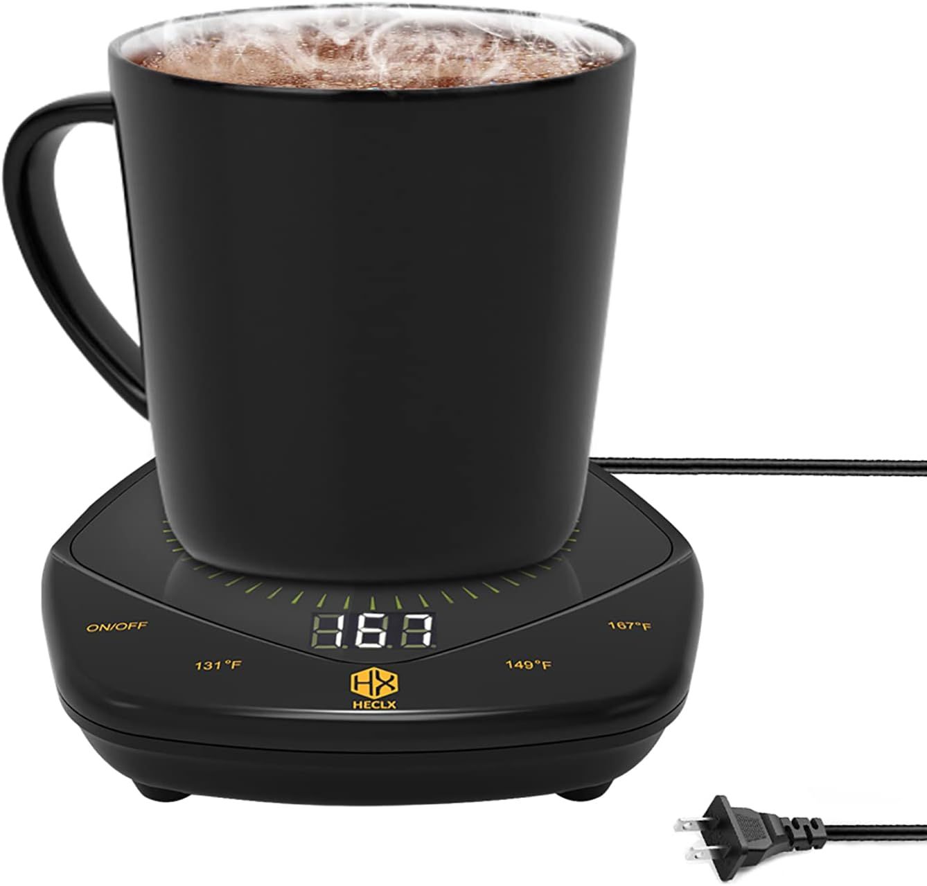 HX HECLX Mug Warmer Coffee Warmer for Desk Heater Accessories 131℉/149℉/167℉ Adjustable Tem... | Amazon (US)