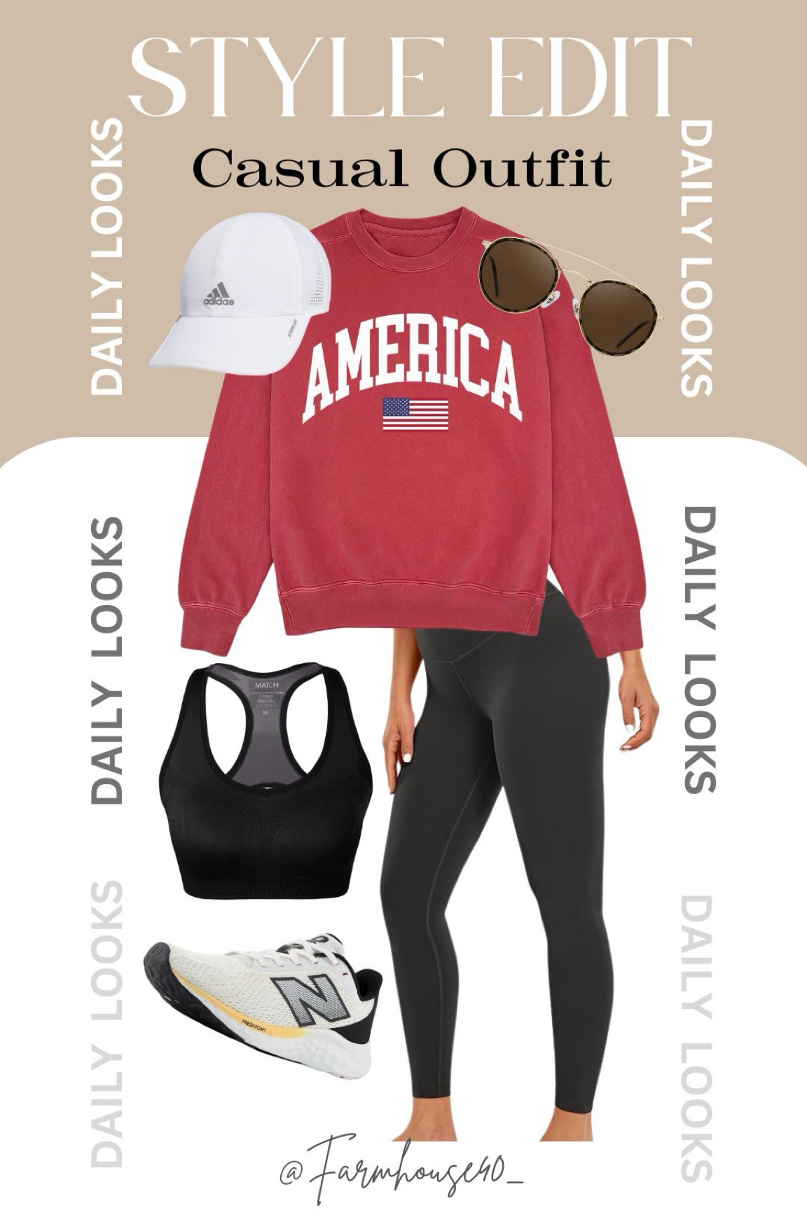 Running errands in style! 🙌 Loving this cozy American red sweatshirt paired with black super soft leggings and my go-to sneakers. Comfy, casual, and ready to take on the day! 🖤❤️ #ErrandOutfit #CasualStyle #leggings #fall #ComfyLooks #OOTD"

#LTKStyleTip #LTKSaleAlert