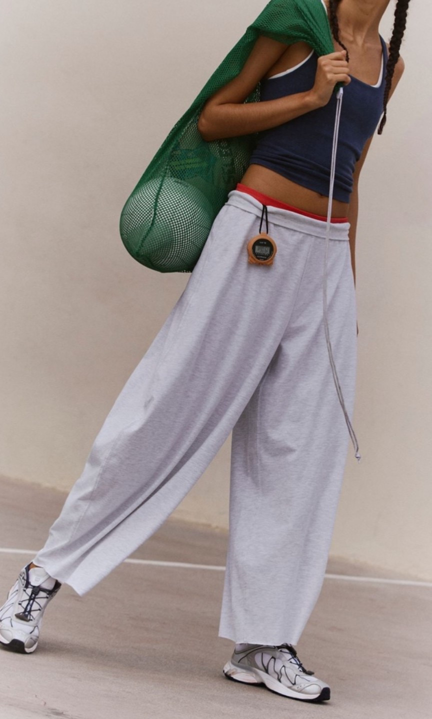 barrel sweats, restocked in this color, and lots of color options! Ordered a small, comfy around the house and workouts!