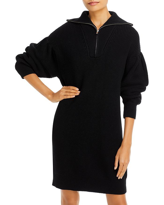 AQUA Quarter Zip Sweater Dress - 100% Exclusive Back to Results -  Women - Bloomingdale's | Bloomingdale's (US)