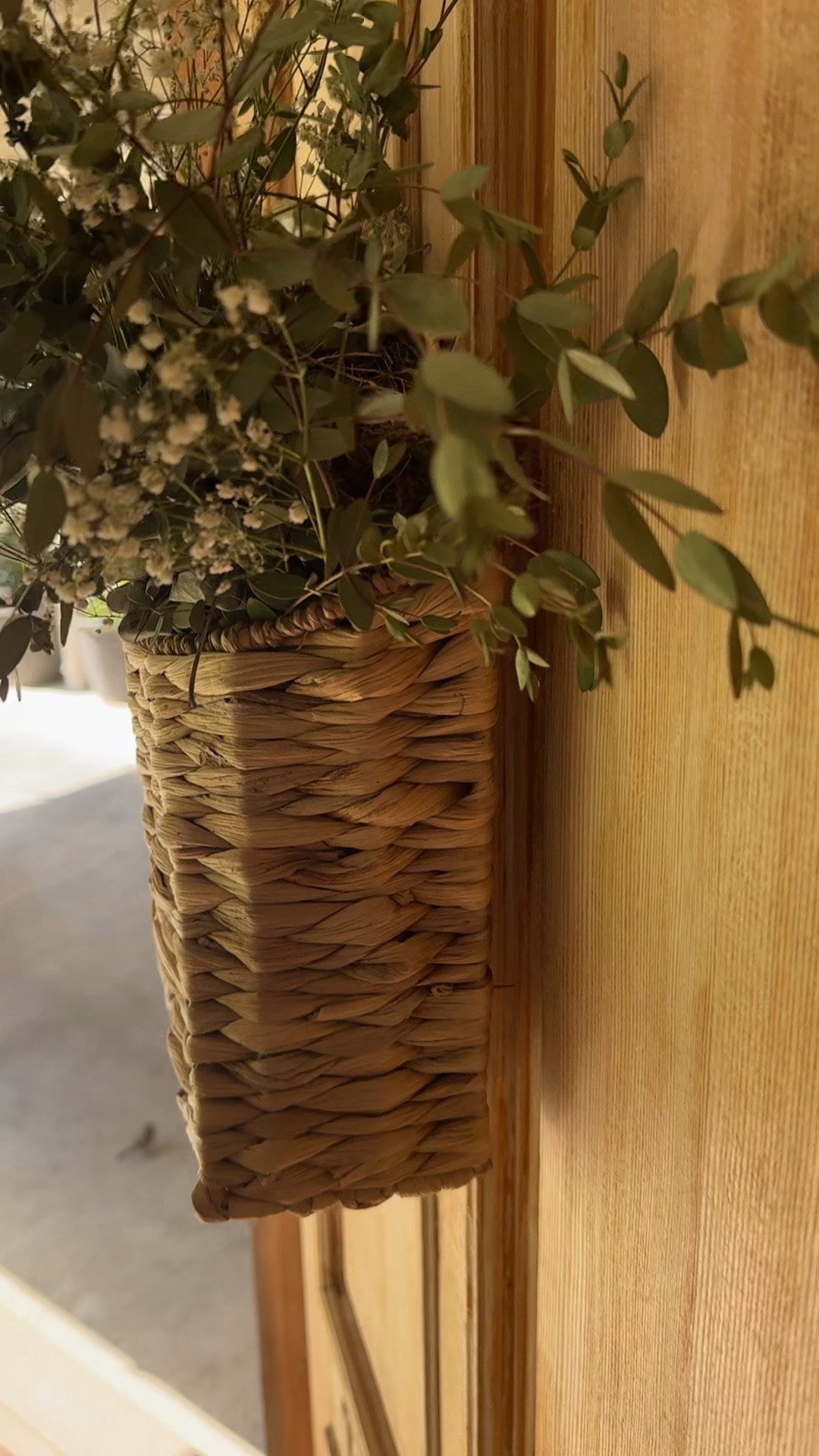 If you put this basket on your front door you might just get a bird to nest in it like we did!!! 🥹🙆🏻‍♀️

#LTKWatchNow #LTKU #LTKHome