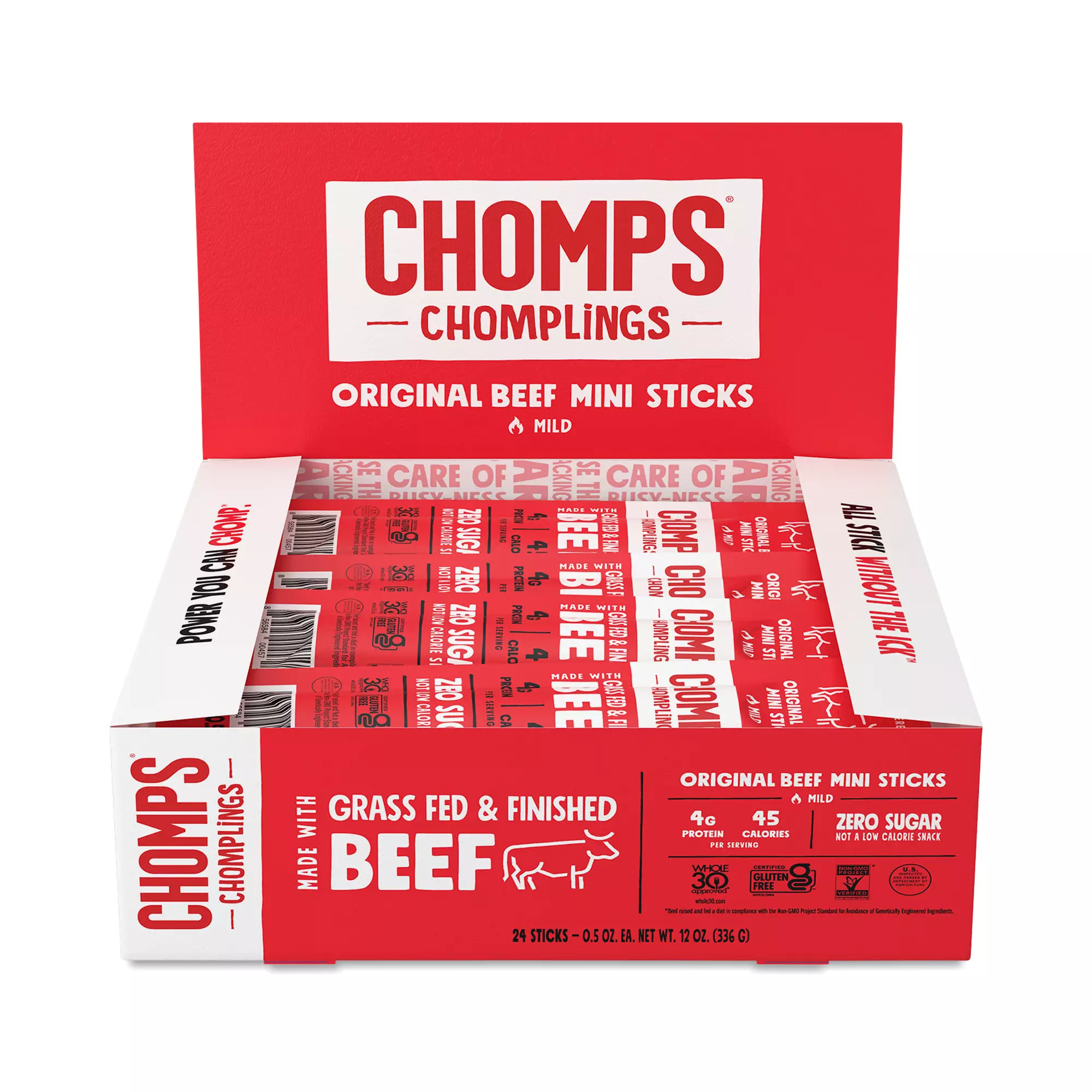 Mini Grass-Fed Beef Chomplings, Original, Value Size | Thrive Market