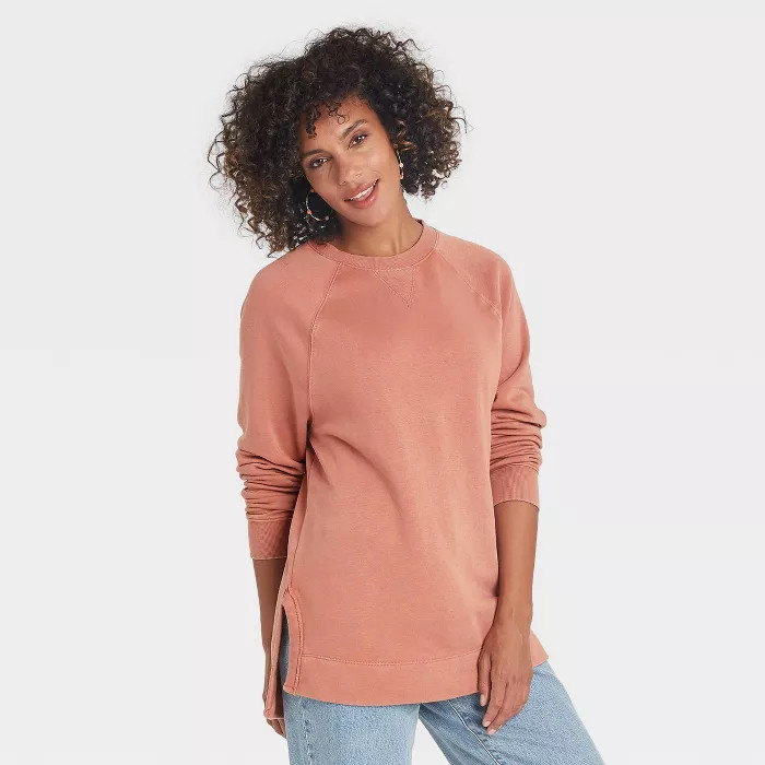 Women's Fleece Tunic Sweatshirt - Universal Thread™ | Target