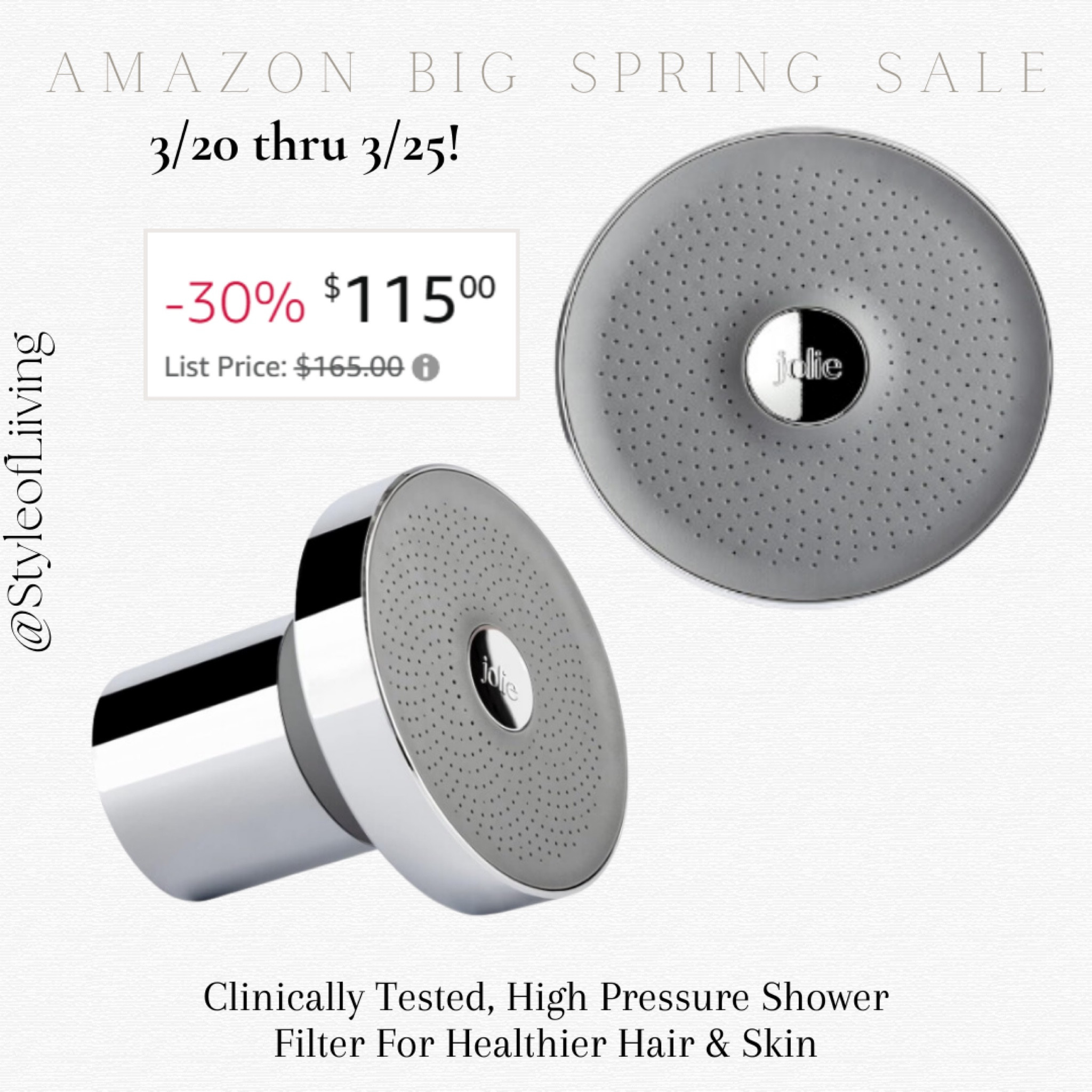 Amazon big Spring sale! High pressure shower filter head for healthier hair and skin!

#LTKhome #LTKsalealert #LTKbeauty