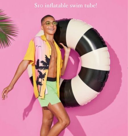 Target Inflatable Swim Tube - Sun Squad / pool float 

#LTKSwim #LTKSaleAlert #LTKFindsUnder50