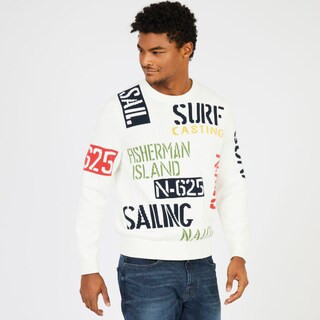 Sailing Graphic Crewneck Sweater | Nautica
